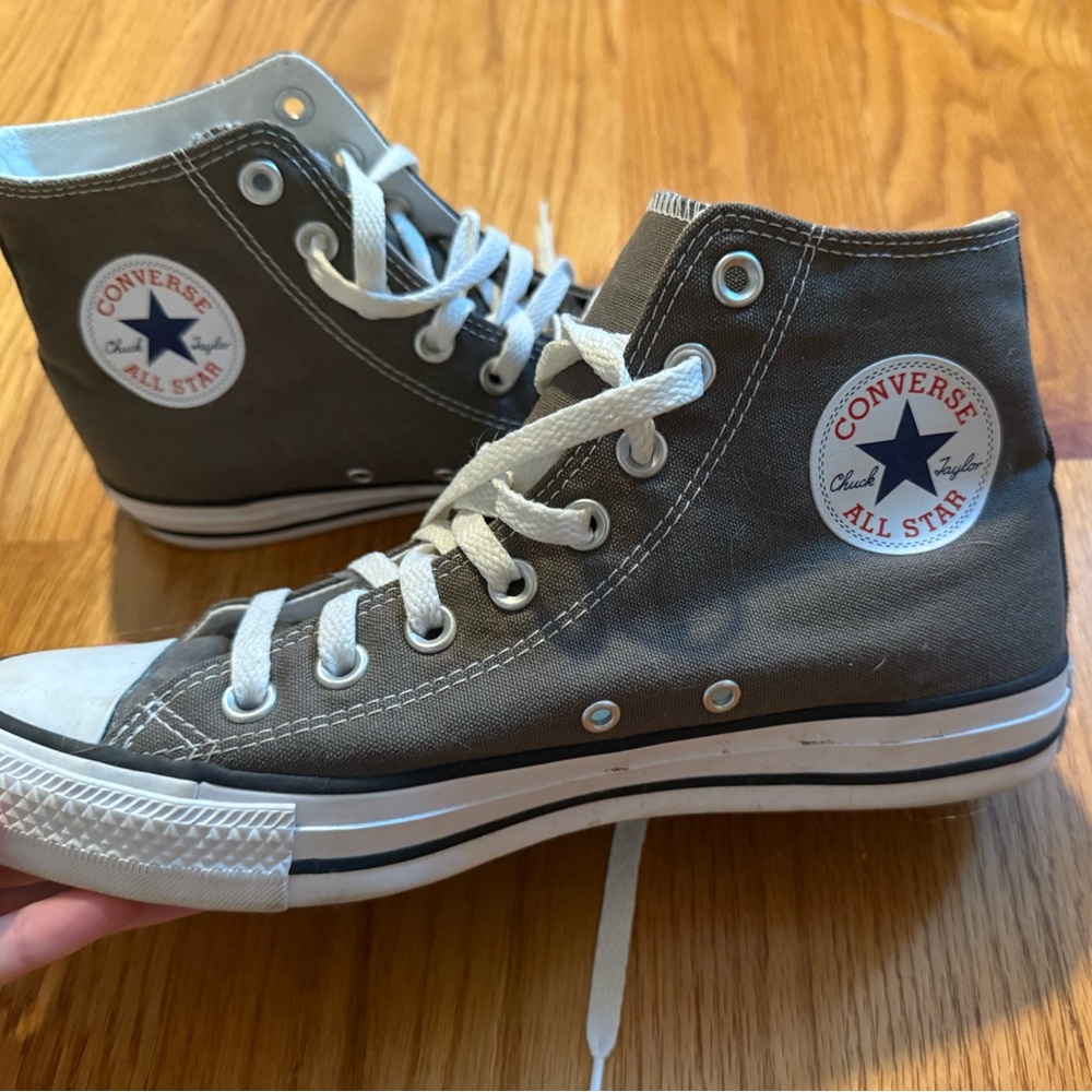 Converse Kids High-Top Sneakers - Dark Gray